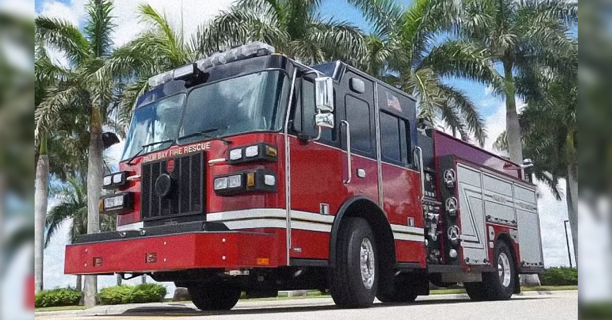 PALM BAY FIRE DEPARTMENT FIRE TRUCK