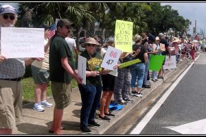 Photo Gallery of No Kings Protest In Palm Bay