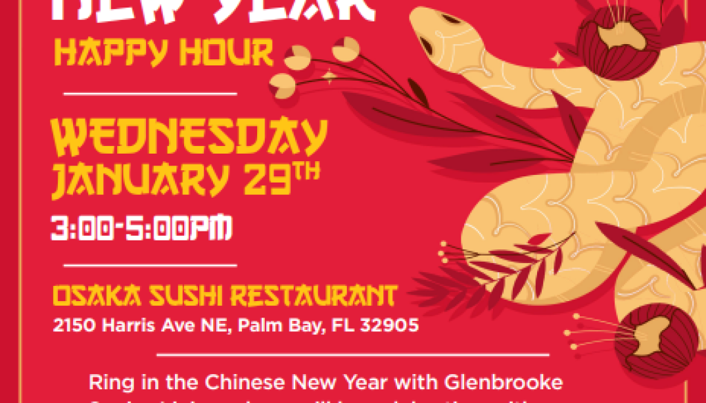 Chinese New Year Happy Hour with Glenbrooke Senior Living