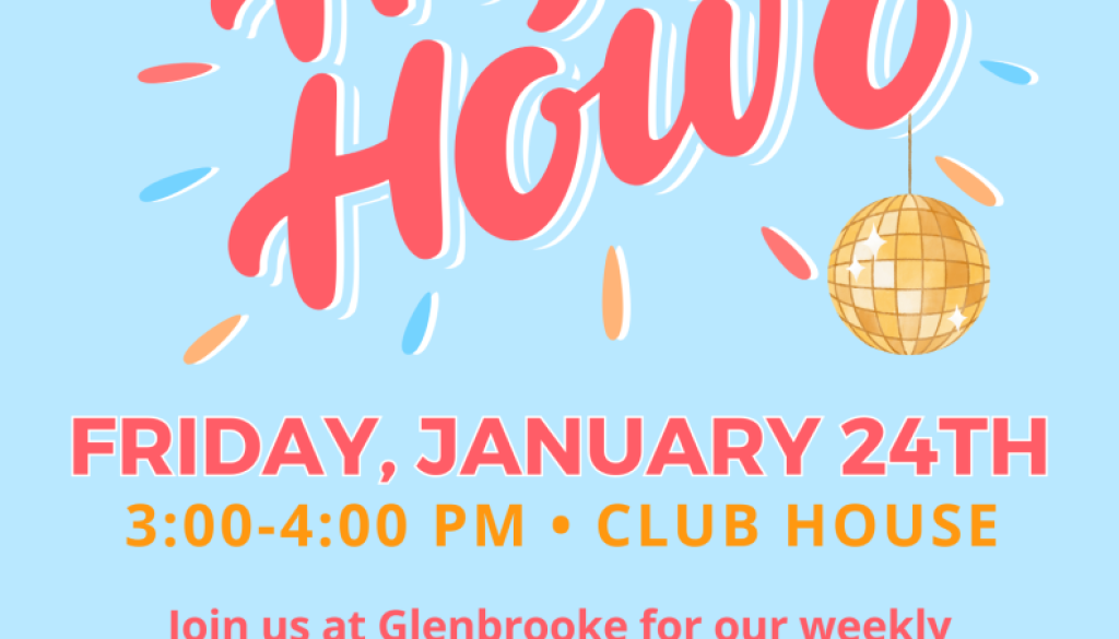 Weekly Happy Hour with Glenbrooke Senior Living